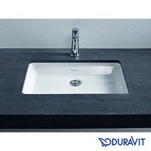 독일 DURAVIT 세면대 031653 화이트 언더볼 세면기, 1개