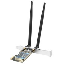 와이파이 네트워크 네트워킹 EDUP PCI-E 600Mbps WiFi 카드 블루투스 4.0 어댑터 데스크탑 PC 용 안테나가 있는 2.4GHz/5GHz 듀얼 밴드 무선, 한개옵션0