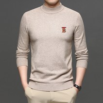 Rugravy 반목폴라 베이직 니트남성용 스웨터긴팔 라운드 니트