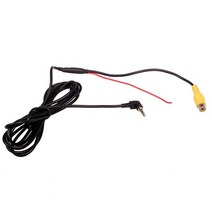 자동차카메라 RCA 2 5mm AV IN 컨버터 케이블 자동차 후방 보기 역방향 주차 카메라 DVR 캠코더 GPS 태블릿, For DVR