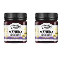 [호주직구] Barnes Naturals 바네스내추럴스 호주 마누카 꿀 MGO 100+ 250g 2팩 Australian Manuka Honey