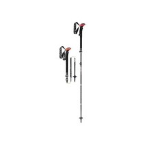 LEKI Micro Vario Carbon Trekking Pole Pair 등산스틱, Black/Red