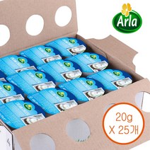 Arla 알라크림치즈 20g 포션 수량선택, 25개