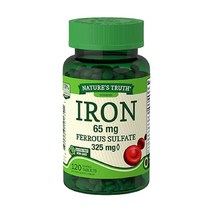 미국 철분제 120일분 국내배송 네이처스트루스 정식 수입품 임산부 빈혈 iron 믿을 수 있는 좋은 제품을 저렴하게