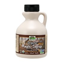 메이플시럽 Now Foods 나우 푸드 리얼 메이플 시럽 그레이드 A 다크 컬러 473 ml Real Food Maple Syrup Grade Dark Color 16 fl oz, 1개, 473ml