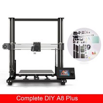 3D프린터 300 300 350mm 업데이트 된 Anet A8 Plus 저소음 고정밀 데스크탑 Imprimante 인쇄 키트 3D프린트, 협력사, A8Plus 3D 프린터