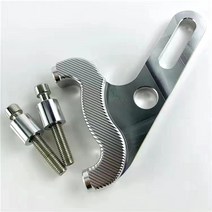 니우 전기 스쿠터 부품 야마하 RSZ BWS Niu U1 U 전동 리어 브레이크 캘리퍼스 어댑터 브래킷 100mm 캘리퍼스/220 260mm 디스크, [05] 260 silver