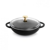 차세르 무쇠 주물 미니 웍 18cm, 보라보라