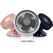 주파집 스탠드 클립 선풍기, JP-STAND-FAN, 화이트