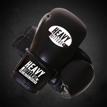 헤비히터 챔피언 벨크로 복싱글러브 H6 10oz, 블랙