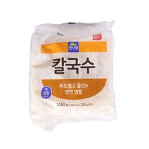 냉동식품 생면 칼국수 5입 1.15kg, 1