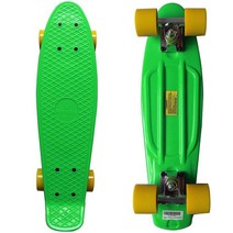 Rimable 컴플리트 55.9cm(22인치) 스케이트보드 리플라워, GreenYellow, GreenYellow