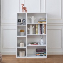 인테리어 낮은 책장 거실 소품 진열장 유치원 책진열장 파티션 diy 수납책장, 네이비