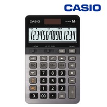 HJ 카시오 정품 일반계산기 사무용 탁상용 전자계산기 JS-40B, 블랙, 1개