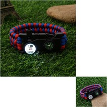 다기능 생존 팔찌레드블루 밧줄팔찌 캠핑팔찌 등산팔찌 파라코드생존팔찌 파라코드줄 생존팔찌 비상팔찌 생존툴 재난대비용품