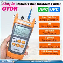 미니 60KM 광학 OTDR 시간 도메인 반사 계 내장 FC SC LCD 광섬유 레인저 CL-880, 02 CL-880APC