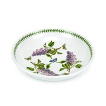 포트메리온 보타닉 가든 로우 과일 바울 접시 그릇 13 인치 파스타 Lilac Motif 잉글랜드 from 파인 Earthenware 마이크로웨이브 Dishwasher Safe
