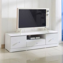 1200 미니티브다이 tv서랍장 선반거치대 원룸 안방, 아카시아화이트