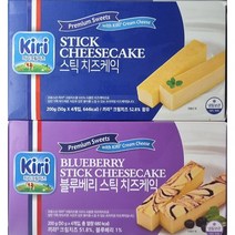 Kiri 끼리 스틱 치즈케익 (크림치즈 블루베리 / 2종 택1) 200g (50g X 4개입) / 프랑스
