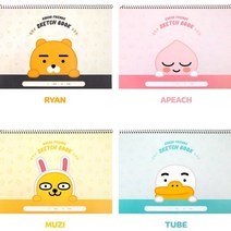 단골창고 카카오프렌즈 스케치북, 무지