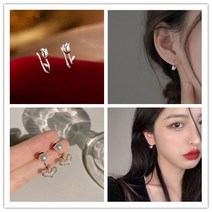 알러지없는귀걸이 수면 사용하지 않는다 띁기 튤립 피어싱 여성 러블리 귓구멍 고퀄리티 알레르기 방지 4646338579