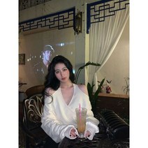 니트 루즈핏 빈티지 레트로 가디건 하라주쿠 맨투맨 홍대 힙합