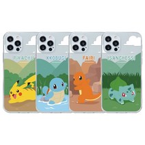 갤럭시노트8(N950) 코쿼드 포켓몬스터 포레스트 클리어케이스