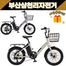 삼천리 2023 팬텀 데이지 PAS전용 20인치 시티형 전기자전거 사은품증정, 베이지