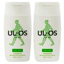 우르오스 스킨 로션 200ml x 2 / 올인원 밀크 우로스 우루스 바디 지성 맨솔루션, 밀크-중건성 피부용