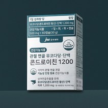JW중외제약 관절 연골 뮤코다당 단백 콘드로이친 1200 6박스, 60캡슐