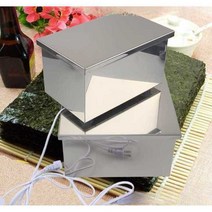 김 초벌 구이 기계 스테인레스 김구이 돌김 누르개, 소형 23.5 x14.5 x14cm