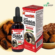 뉴트리돔 캐나다산 야생 차가버섯 Chaga 베타글루칸 베툴산 리퀴드 드랍 30ml 보엠SHOP, 1개