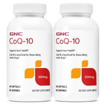 지앤씨 1+1 코큐텐 200MG 60정 코엔자임 GNC COQ-10