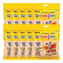 아모스 탱탱아이클레이 10p, 살구색, 50g