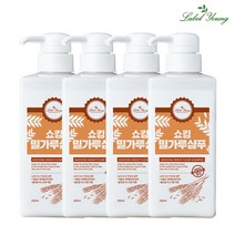 라벨영 쇼킹밀가루샴푸 3개 + 쇼킹밀가루샴푸 1개 증정, set/.