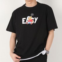 아우라큐 20수 트임 반팔티 이지곰 반팔 티셔츠