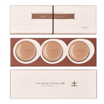 오제끄 오색 황토 머드바 100gx3ea 오색황토 비누 (시그니처바), 1set