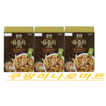 풀무원 슈퍼곡물 렌틸 귀리 뮤즐리, 400g, 3개