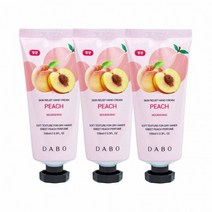 다보 핸드크림 피치 3개 보습 건조 선물 주부습진, 단품, 단품