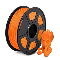프린트보드 필라멘트 FDM 3D 프린터 용 PLA 인쇄 1KG 1.75MM 배송 실크 PLUS PETG 레인보우 컬러 New Arrival114004, PLA Orange 1KG