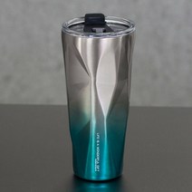 키친아트 락 스텐 텀블러 600ml, 오션블루