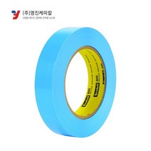3M 8898 무잔사 임시고정용 MOPP 898대체테이프 55M롤, 파란색