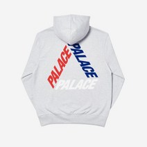 팔라스 플라카 P3 후드 그레이 말 - 19FW Palace Flocka Hood Grey Marl