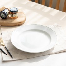 [체스키포슬란] 쯔비벨무스터 프라하화이트 중접시 21cm K060, 상세 설명 참조