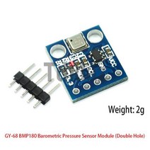 GY68 BMP180 BMP280 디지털 기압 센서 모듈 BMP085 대신 arduino 용 온도, [02] BMP180 double hole