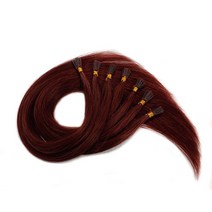 실리콘 붙임머리 24인치 80가닥 반팩 / 인모 붙임머리피스 시술 전문가용 미용재료 옴브레 솜브레 발레아쥬 브릿지 헤어피스 인모피스 붙임머리학원 실습 미용자격증 재료, #3