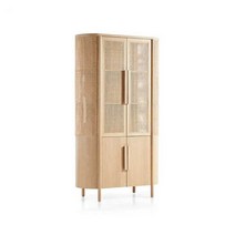 라탄수납장 원목 수납장 서랍장 거실 인테리어 가구