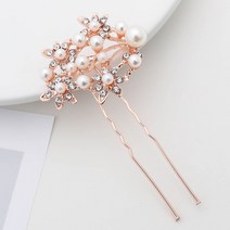 셀프웨딩 헤어핀 뒤꽂이 올림모리 포인트 장식 한복비녀