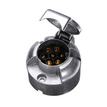 여행트레일러 자전거수레 미니벨로짐받이 애견 오토바이 2개/대 트레일러 견인 플러그 7 핀 12V 커넥터 소, 한개옵션0