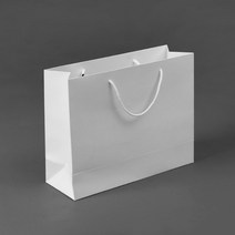 무지 종이쇼핑백 화이트 32X25CM 선물포장가방 종이백 크라프트종이백